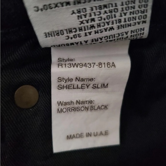 R13 Shelley Slim in black - Picture 4 of 7